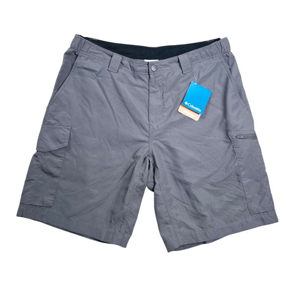 Columbia Other - NEW Columbia Men 36x10 Gray Grey Silver Ridge Cargo Short Omni-Shade Omni-Wick